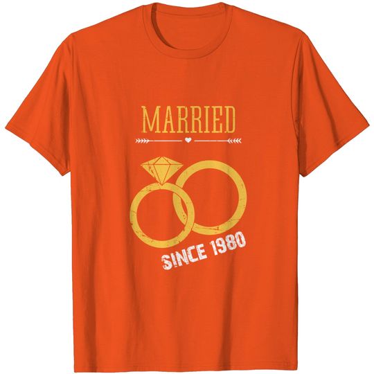 Discover Married Since 1980 T Shirt