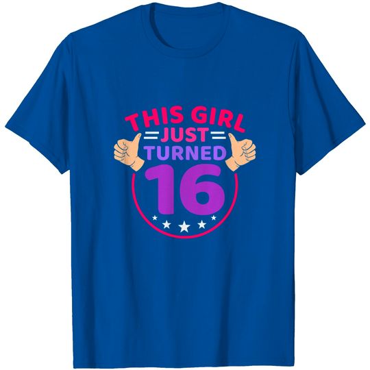 Discover 16th Birthday 16 Years Old Celebration Gift T Shirt