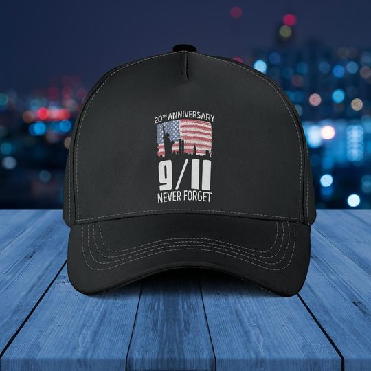 Discover Never Forget 911 20th Anniversary Patriot Day Cap