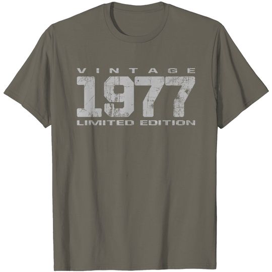 Discover Vintage 1977 Limited Edition T Shirt