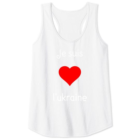 Discover Je suis l'Ukraine Tank Tops