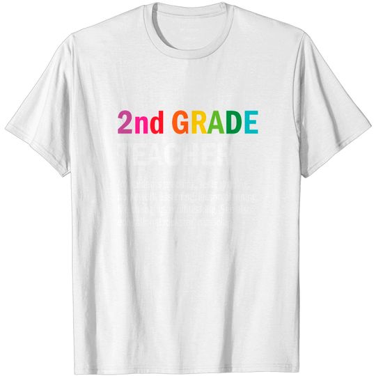 Discover 2nd Grade Teacher Gifts Second Grade Crew 2nd Team T Shirt