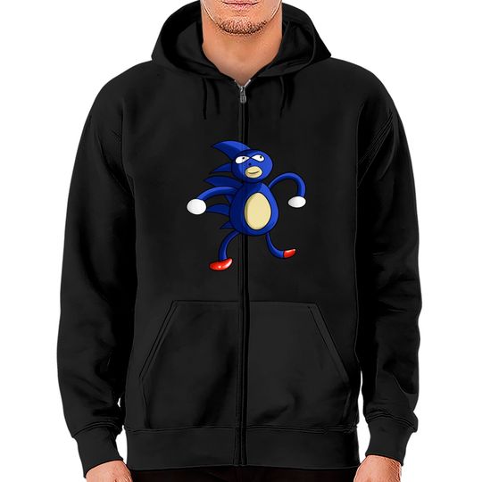 Discover Sanic Zip Hoodies