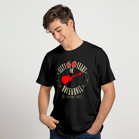 Discover 60th Birthday Shirt - Sixty Years Of Rock And Roll T Shirt