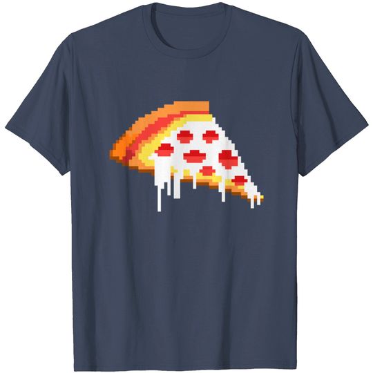 Discover 8-BIT PIZZA T Shirt