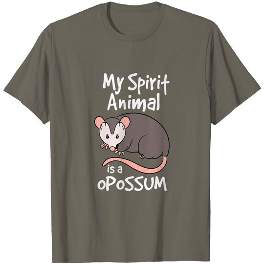 Discover Screaming Possum T-Shirt Funny Opossum My Spirit Animal Is A Opossum