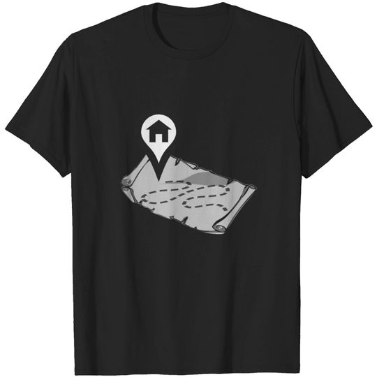 Discover Home Map T Shirt