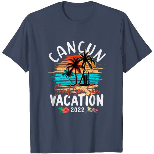 Discover Cancun Mexico Vacation 2022 Matching Family Group T-Shirt
