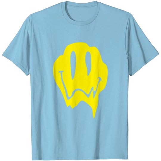 Discover Melting Acid Smiley Face T Shirt