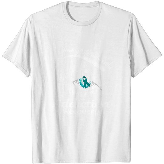 Discover Addiction Recovery Ribbon Recovered To Addiction G T Shirt