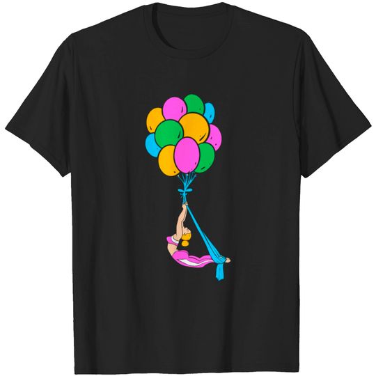 Discover Balloon Aerial Silk Hammock Aerial Yoga T Shirt