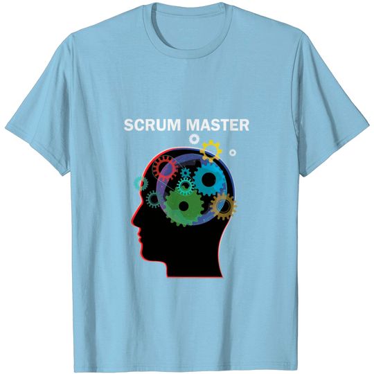 Discover Agile Mindset Scrum Master Head T Shirt