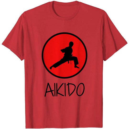 Discover Aikido Aikidoka Sport Fight Fighter Strong T Shirt