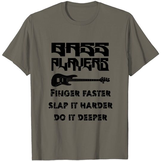Discover Guitar Guitarist Bass T Shirt