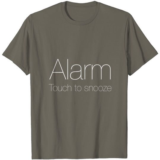 Discover Alarm T Shirt, Alarm T Shirt