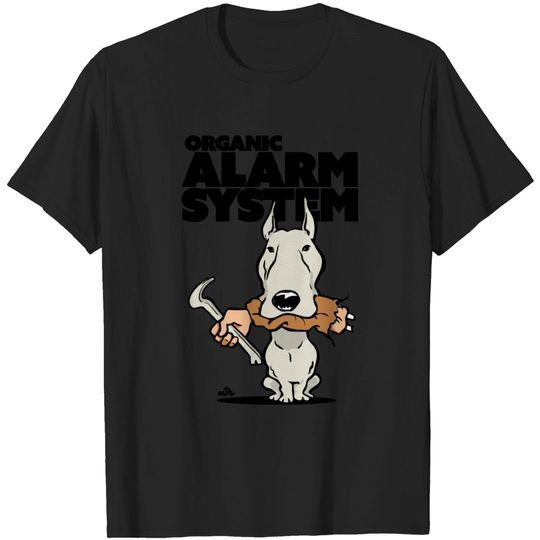 Discover Pitbull Bullterrier Alarm System T Shirt