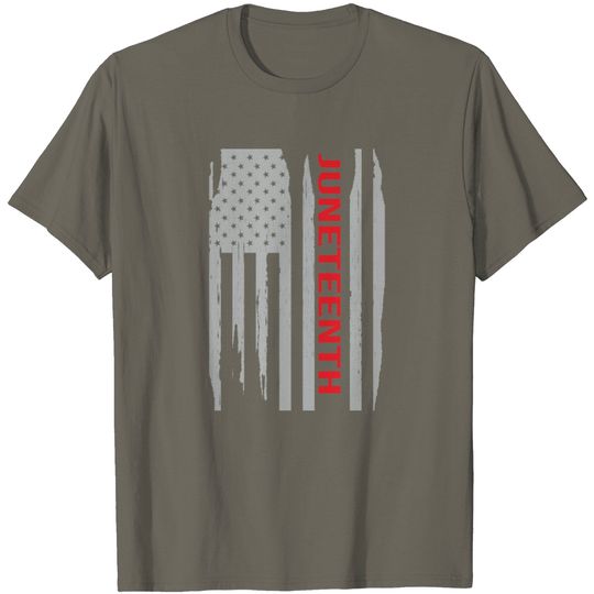Discover Juneteenth American Flag T Shirt