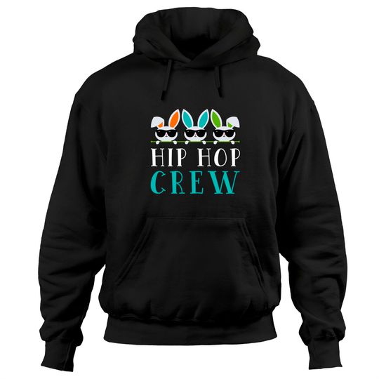 Discover Hip Hop Crew Saying / Easter Bunny Sunglasses Graphic Cute Hoodies