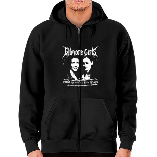 Discover Gilmore Girls Heavy Metal Af Zip Hoodies