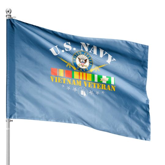 Discover US Navy Vietnam Veteran House Flag