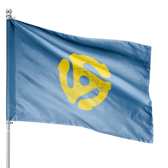 Discover Vinyl Record 45 Rpm Spindle Adapter House Flag