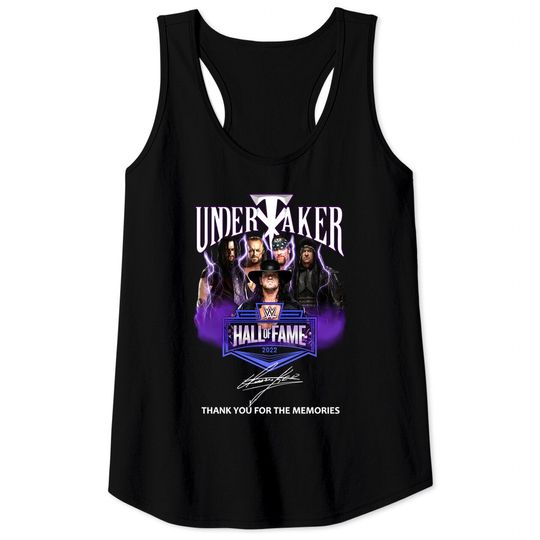 Discover Undertaker Hall Of Fame 2022 Wrestling Lovers Tank Tops