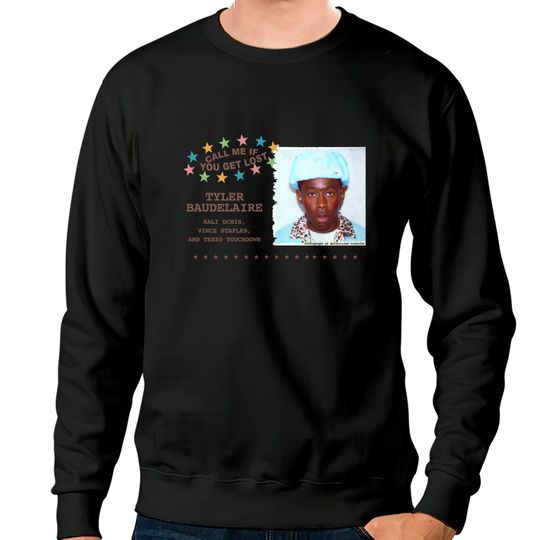 Discover Tyler The Creator Staples Uchis Tezzo Lost Tour 2022 Sweatshirts, Tyler The Creator Sweatshirts