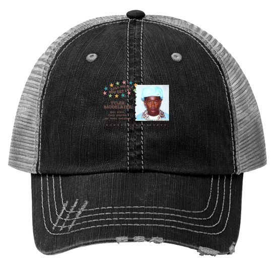 Discover Tyler The Creator Staples Uchis Tezzo Lost Tour 2022 Trucker Hats, Tyler The Creator Trucker Hats