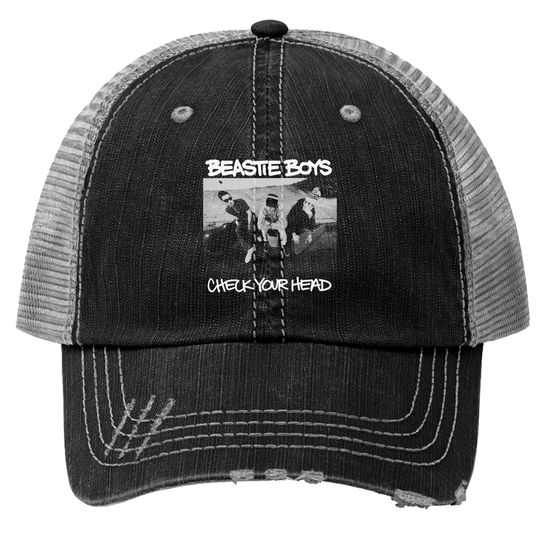 Discover Vintage Fade Beastie Boys Check Your Head Trucker Hats