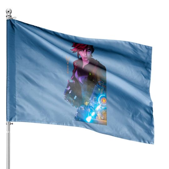 Discover Arcane Vi League Of Legend House Flag