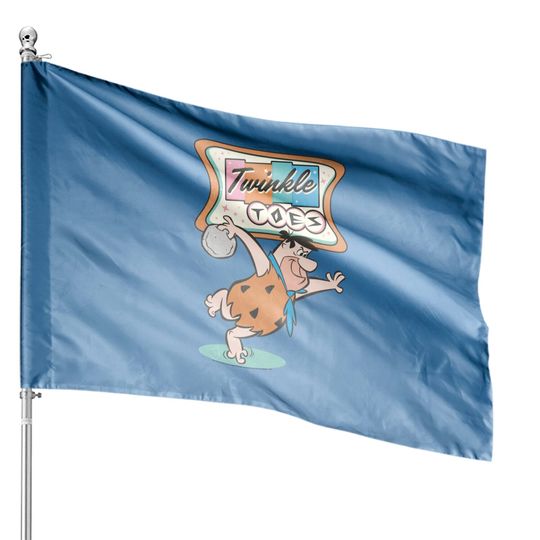 Discover The Flintstones Twinkle Toes Fred Flintstone Bowling Alley House Flags