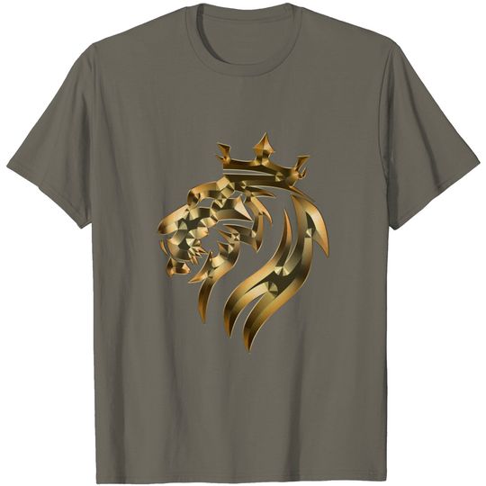 Discover lion king logo gold edition - Lion - T-Shirt