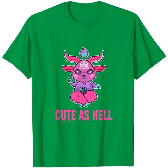 Discover Sigil Of Baphomet T-Shirt Baby Baphomet Pastel Goth Designs Cute As Hell Goat