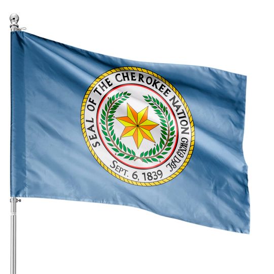 Discover Seal of the Cherokee Nation Cherokee Native American Pride House Flags