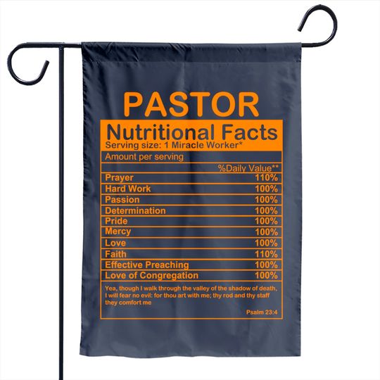 Discover Pastor Appreciation Gift For Cool Preacher Garden Flag