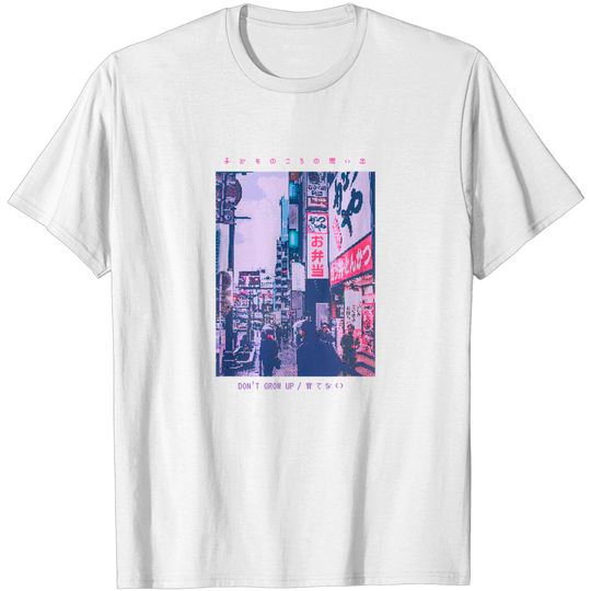 Discover 90's Lofi Tokyo Japanese Aesthetic Graphic T-Shirt