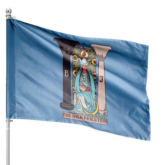 Discover Tarot Card The High Priestess House Flags