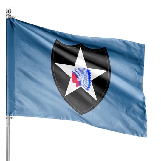 Discover 2nd Infantry Division For Military Supporters House Flags
