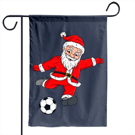 Discover Christmas Santa Claus Soccer Ball Xmas Garden Flag