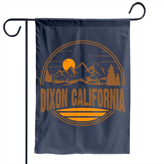 Discover Dixon Garden Flag California Mountain Hiking Souvenir Print