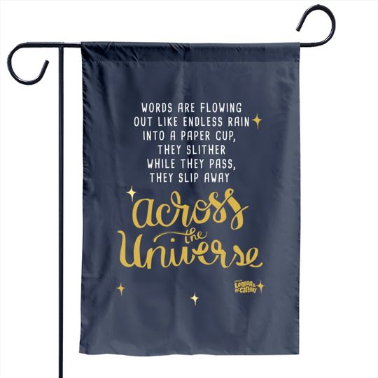 Discover Lyrics Garden Flag Lennon And Mccartney - Across The Universe