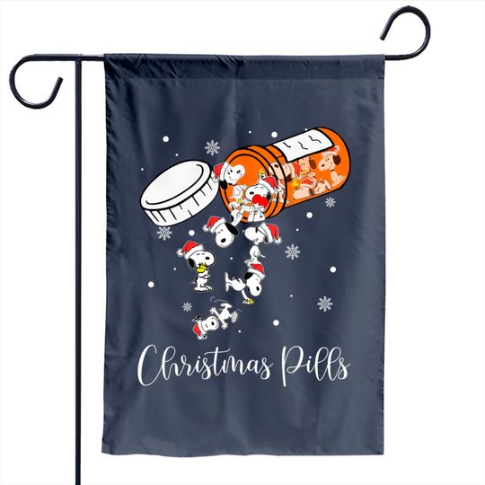 Discover Christmas Pills Garden Flag
