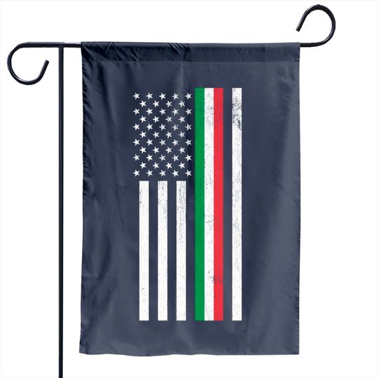 Discover Italian American Flag Garden Flag