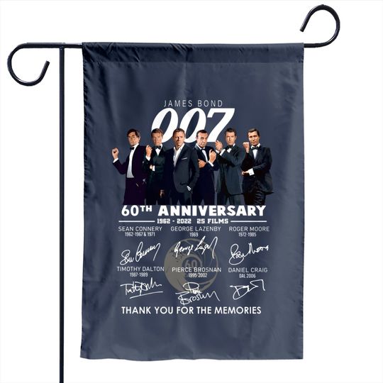 Discover James Bond Anniversary Garden Flag