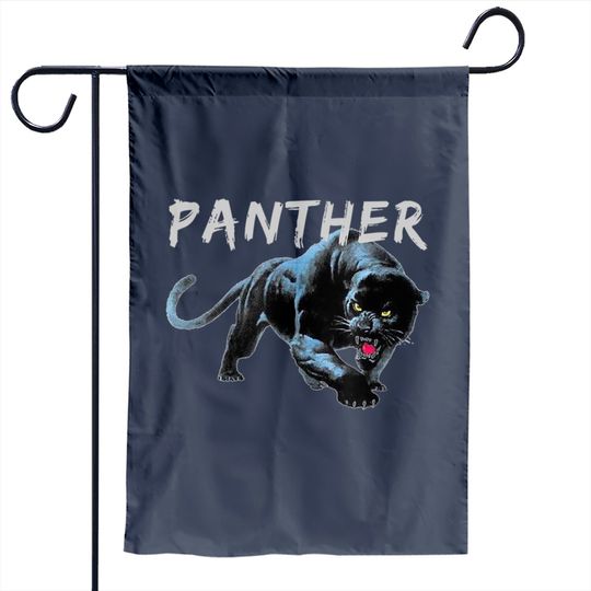 Discover Panther Face Garden Flag Powerful And Majestic