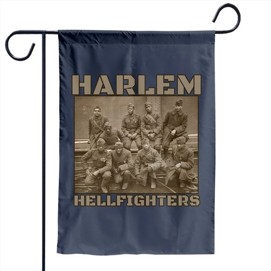 Discover Black Military History Usa Black History Harlem Hellfighters Garden Flag