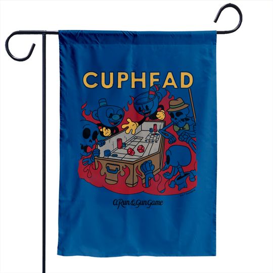 Discover Cuphead A Run On Run Game Of Craps Garden Flag