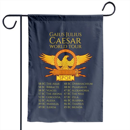Discover Spqr Ancient Rome Julius Caesar World Tour Roman History Garden Flag