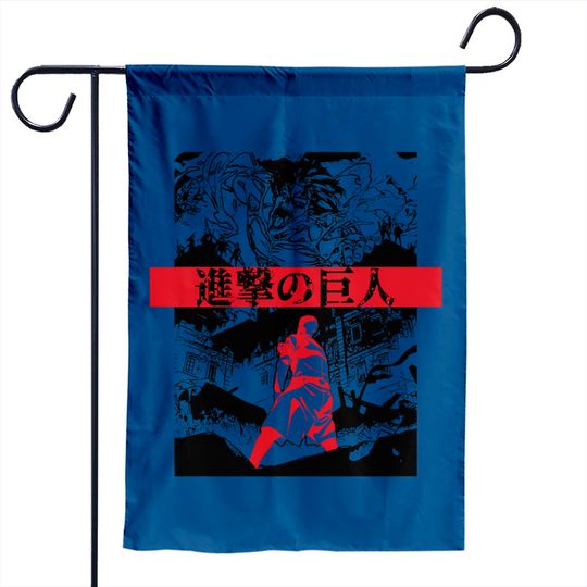 Discover Annie Leonhart Attack On Titan Poster Season 4 Garden Flag