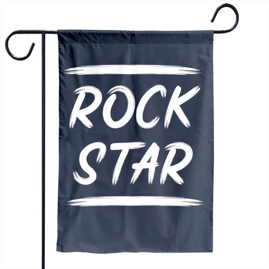 Discover Rock Star Garden Flag